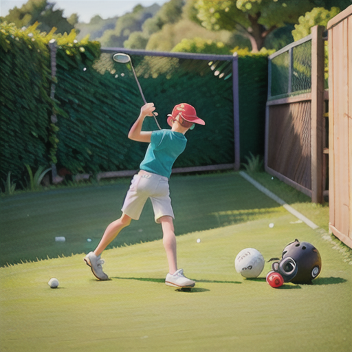 ゴルフネットを使った効果的な練習方法