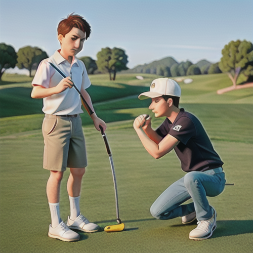 ゴルフのライの調整によるスコア向上のためのトレーニング方法