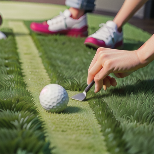 ゴルフ初心者に向けたグリーンフォークの使い方のコツと練習方法